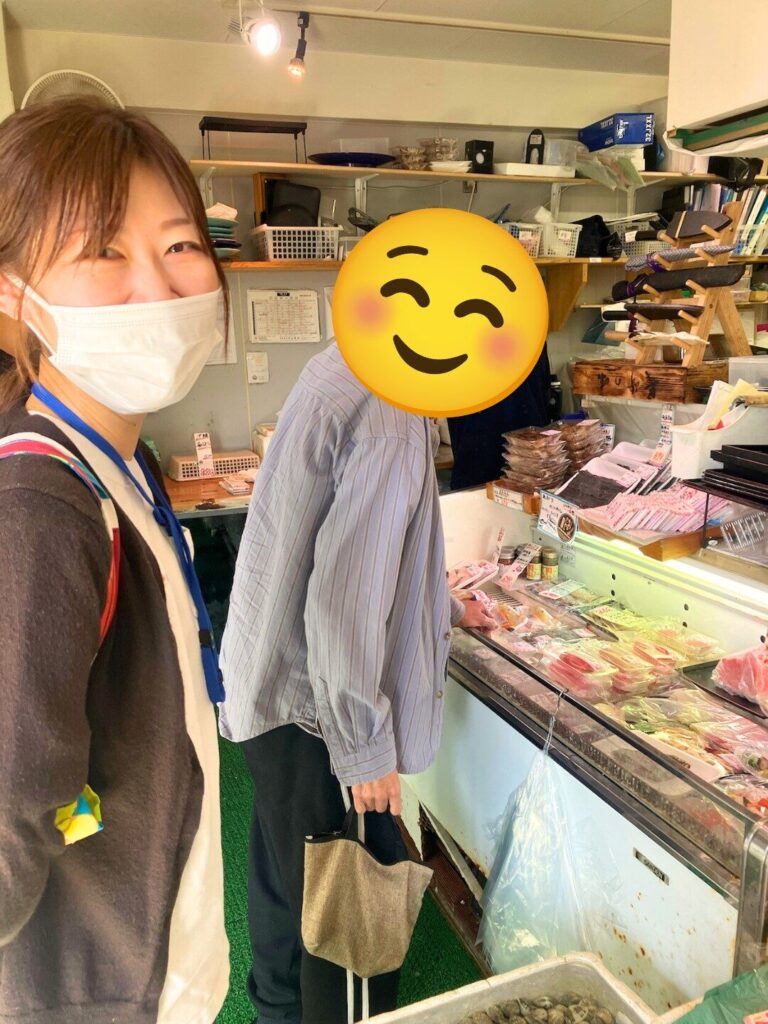 お刺身の買い付け